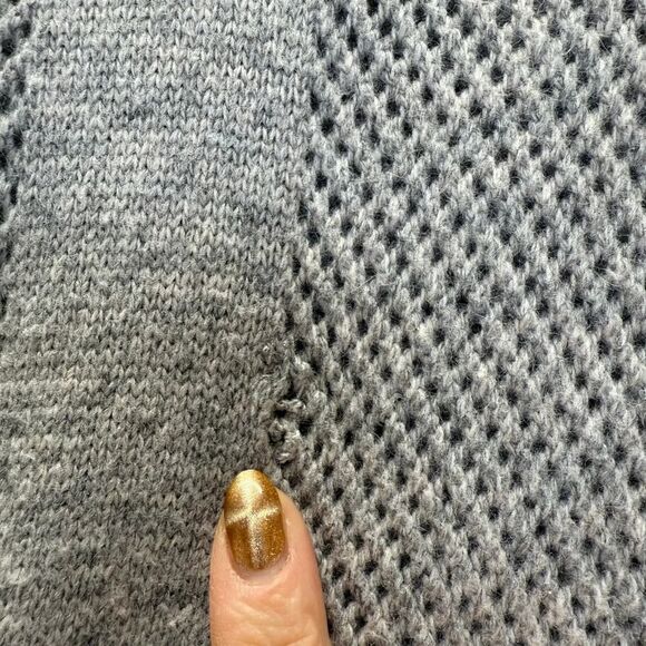 Victor Alfaro
Grey Mesh Front Sweater 💝 - Picture 8 of 11